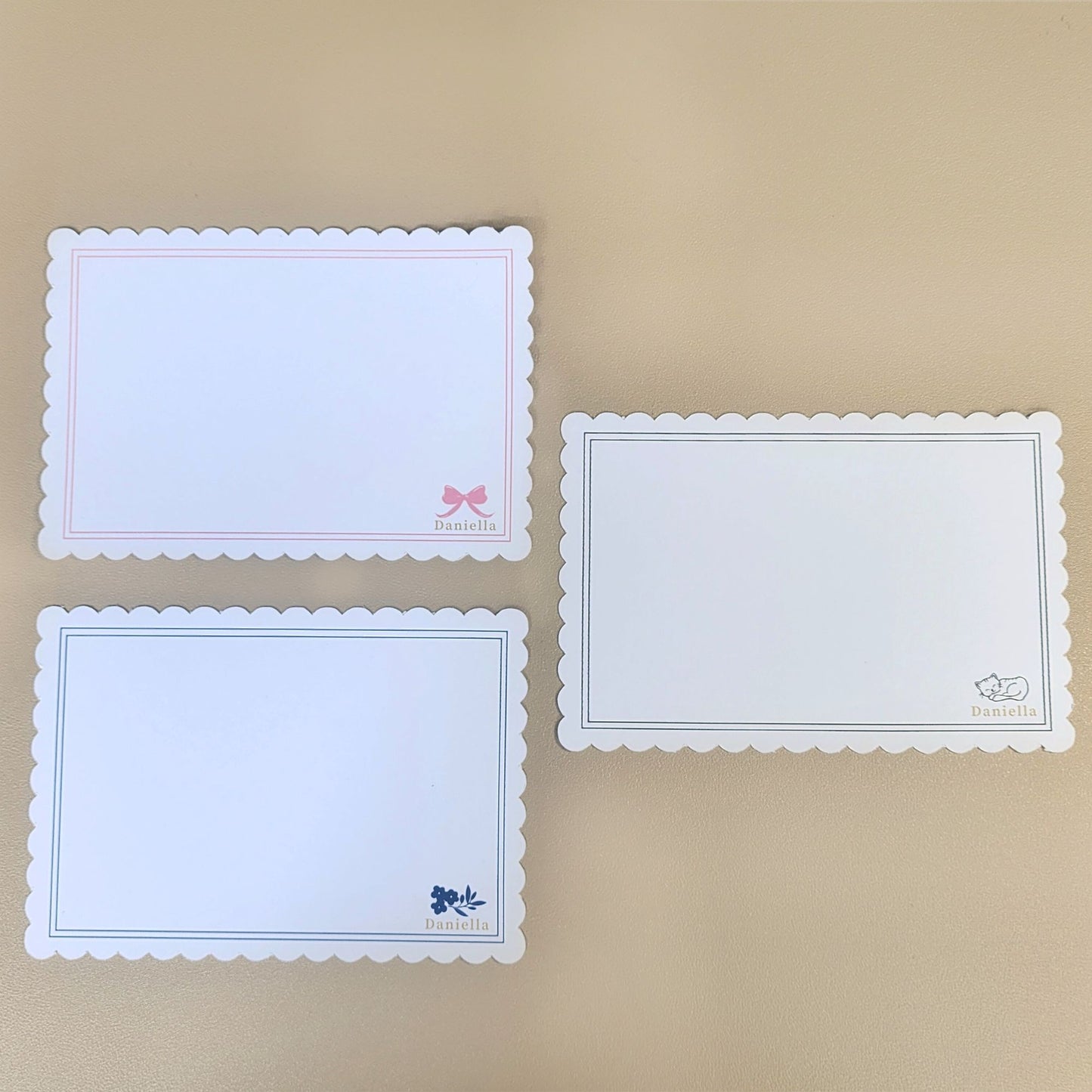 Little Charms & Scallops – Stationery Set