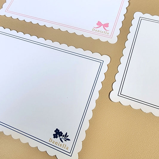 Little Charms & Scallops – Stationery Set