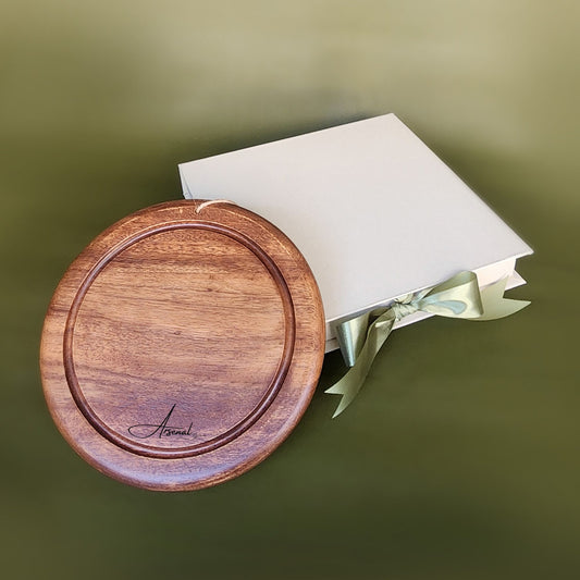 Engraved Charcuterie Board - Round 10in