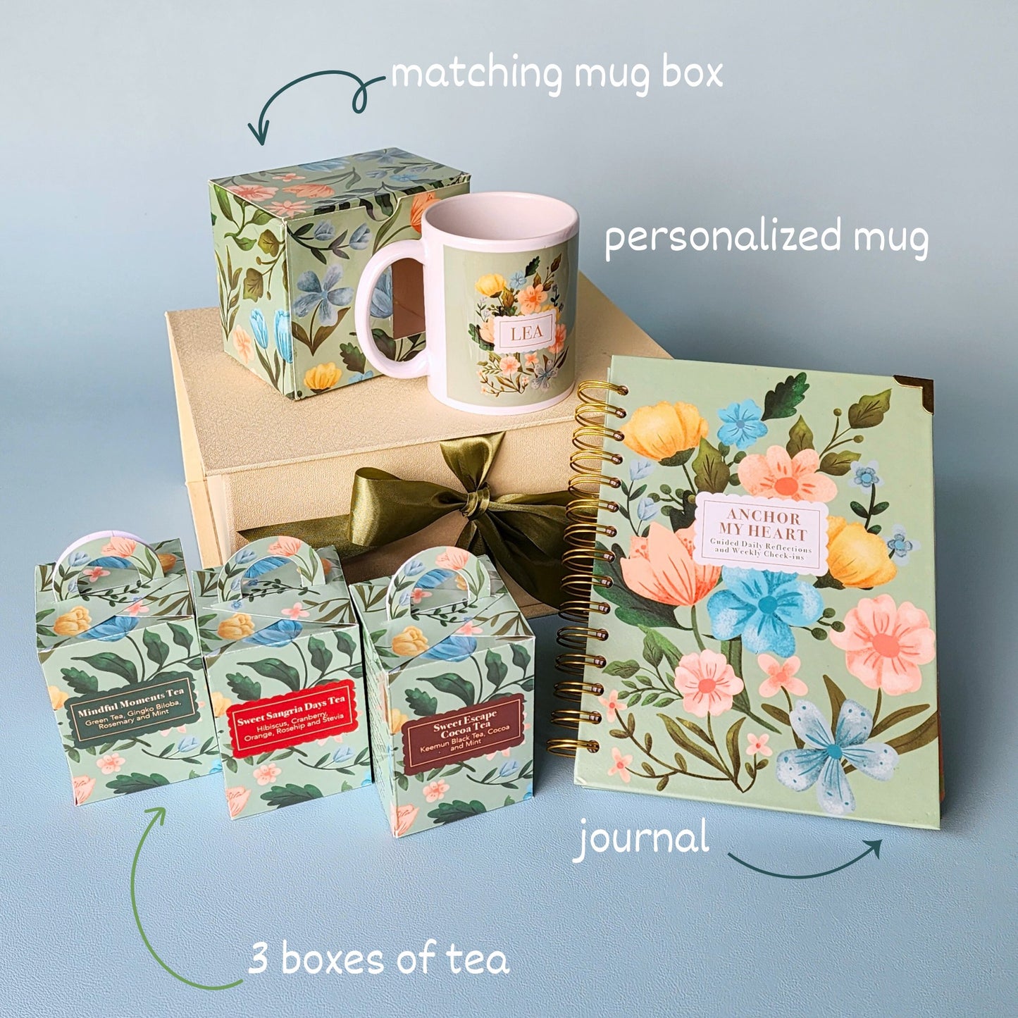 Sage and Petals Journal Gift Box 3