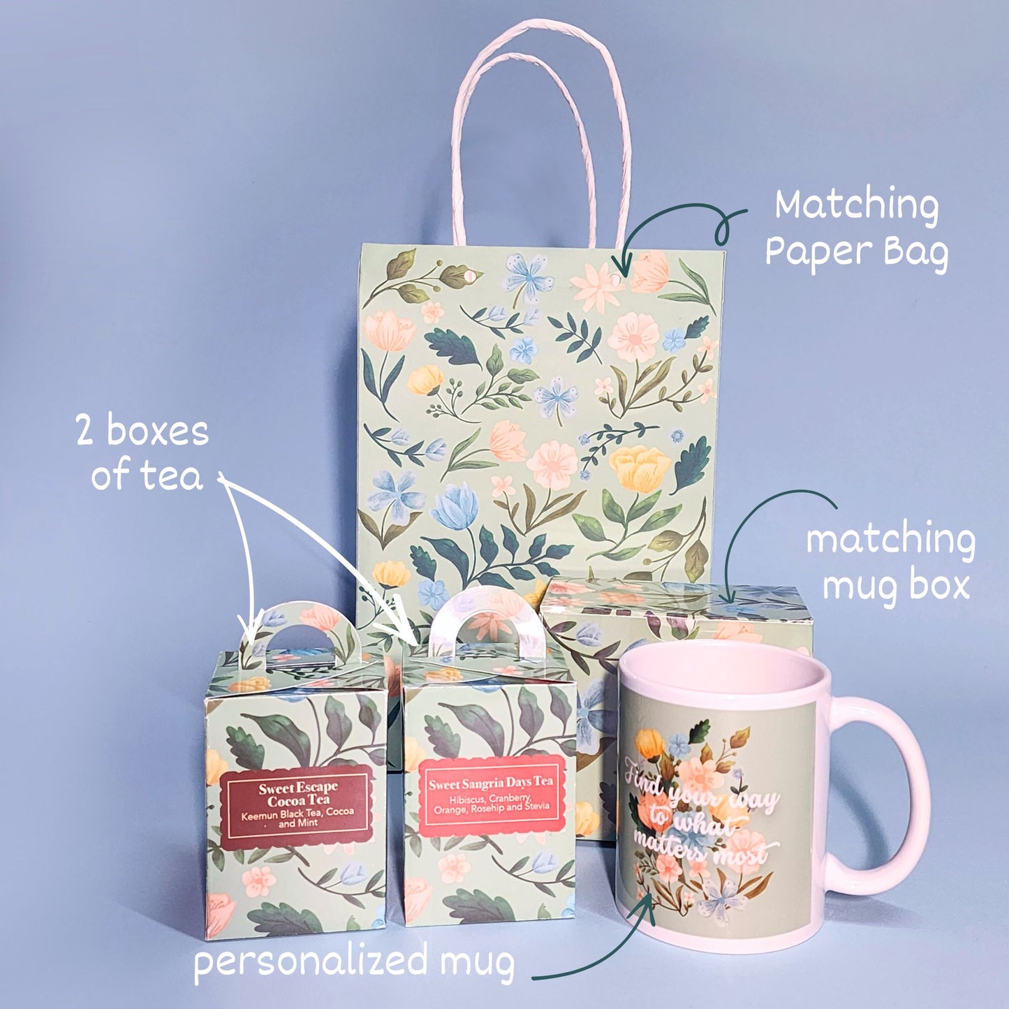 Sage and Petals Gift Bag 2