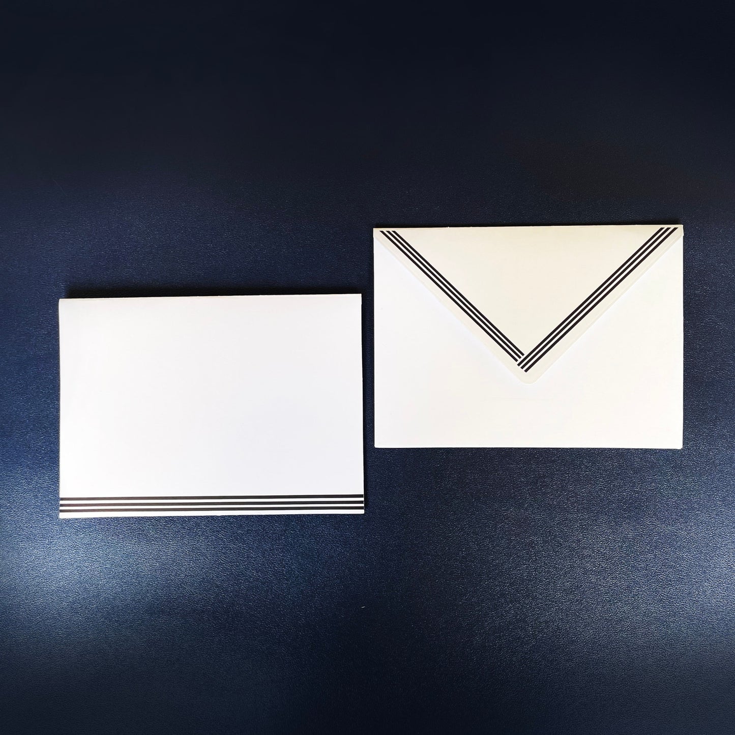 Navy Lines Stationary Set